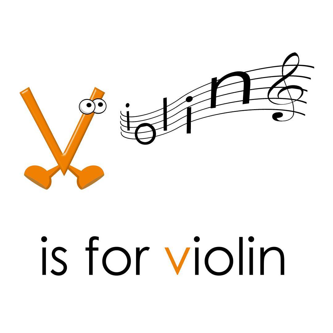 V is for violin
